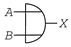 DIN40700 Symbol of an OR logic-gate.